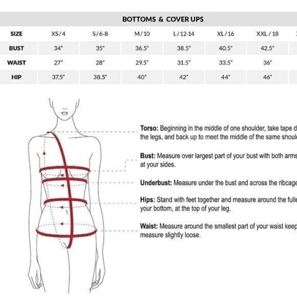 BLEU BY ROD BEATTIE Wild at Heart High-Waist Swim Skirt swimwear, swimsuit 16W - Picture 15 of 16